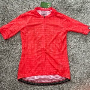 Pearl Izumi Women’s Pro Mesh Jersey, screaming red immerse. Size Large.